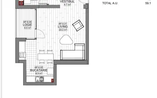 VANZARE APARTAMENT 2 CAMERE | LIZEANU | BLOC NOU | PARCARE | TERASA - Schiță 16