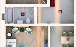 Apartament 2 Camere Decomandat/  2026/ Tva inclus - Poză 2