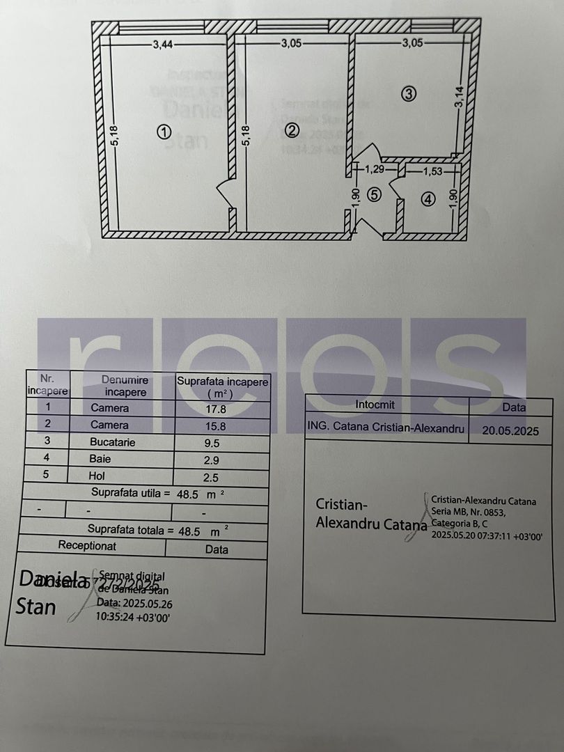 Vanzare 2 camere mobilat | Zona Ozana etaj 3/4 - Poză 7