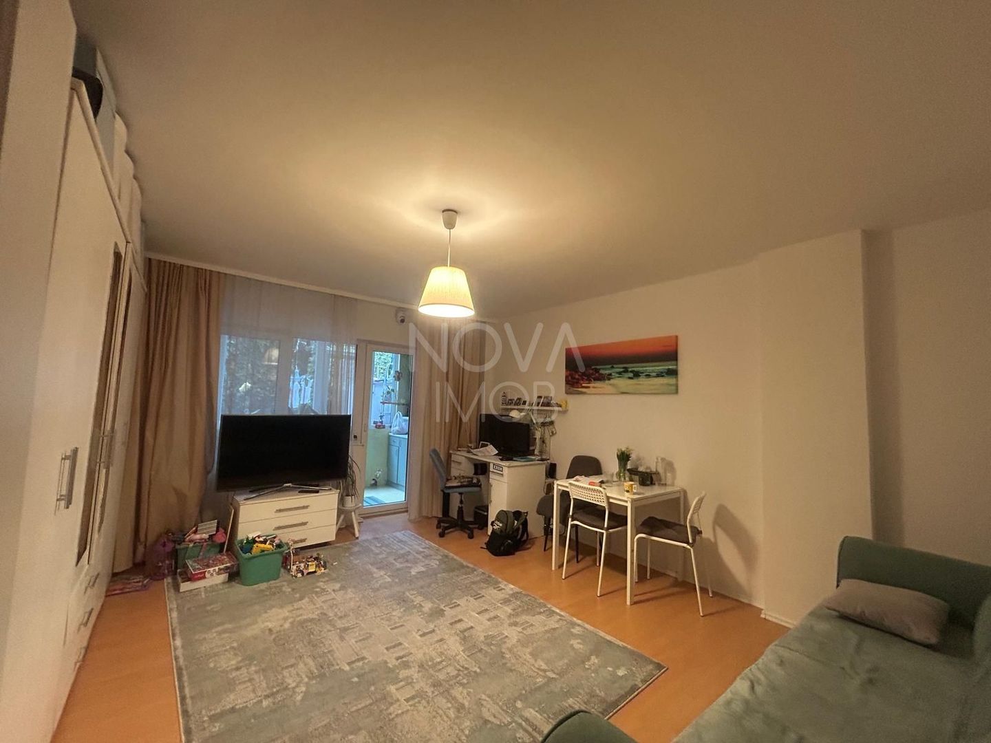 Apartament cu 1 camera, etaj intermediar, mobilat si utilat - Poză 3