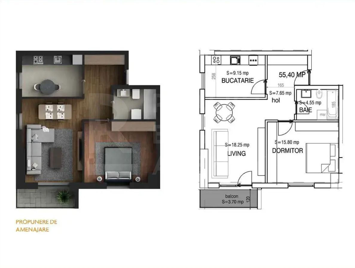 Apartament cu 2 camere - Apărătorii Patriei, sector 4, București - Poză 2