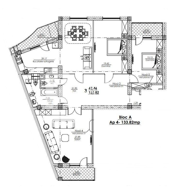 Vânzare, apartament, 3 camere, EcoStroy, strada Strîi, Bălți - Poză 6