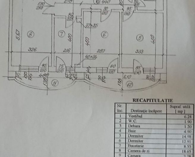 3 camere Splaiul Unirii | Radu Voda | Marasesti | bloc 1996 - Poză 20