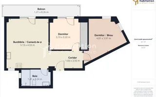 Locuința ideală în Braytim – Apartament cu 3 camere - tur virtual - Poză 29