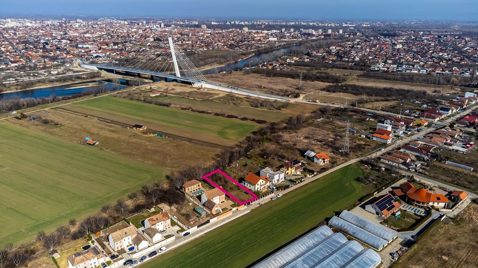 De vanzare teren de 880 mp - front stradal 16.5m - Aradul Nou - Poză 2