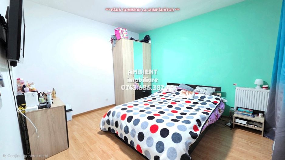 Apartament cu 3 camere, mobilat si utilat, etaj 3, VASLUI zona CENTRU; - Poză 4
