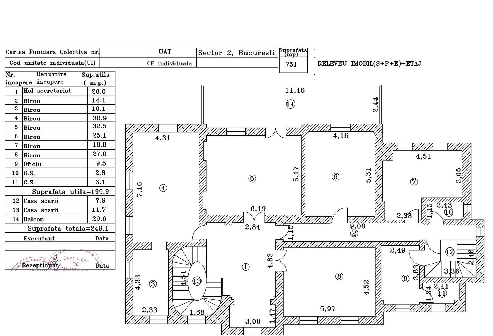 Vila 626 mp utili parcare Gradina Icoanei Dacia - Poză 16