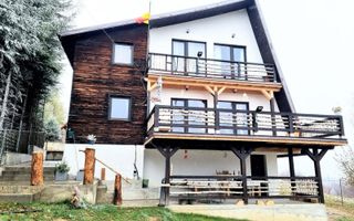 INVESTITIE Vila moderna + vila la rosu, teren 1480 padure - Poză 3