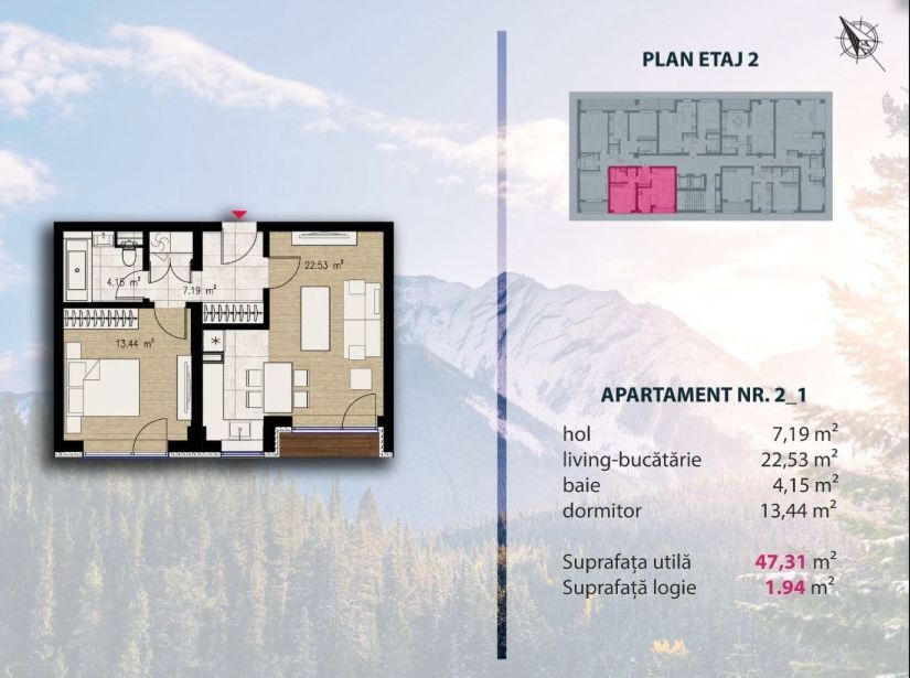 Apartament 2 camere, nou · in Noble Residence · Comision 0% - Poză 8