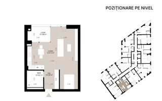 COMISION 0% - Apartamente 1–4 camere – complex central - Schiță 5