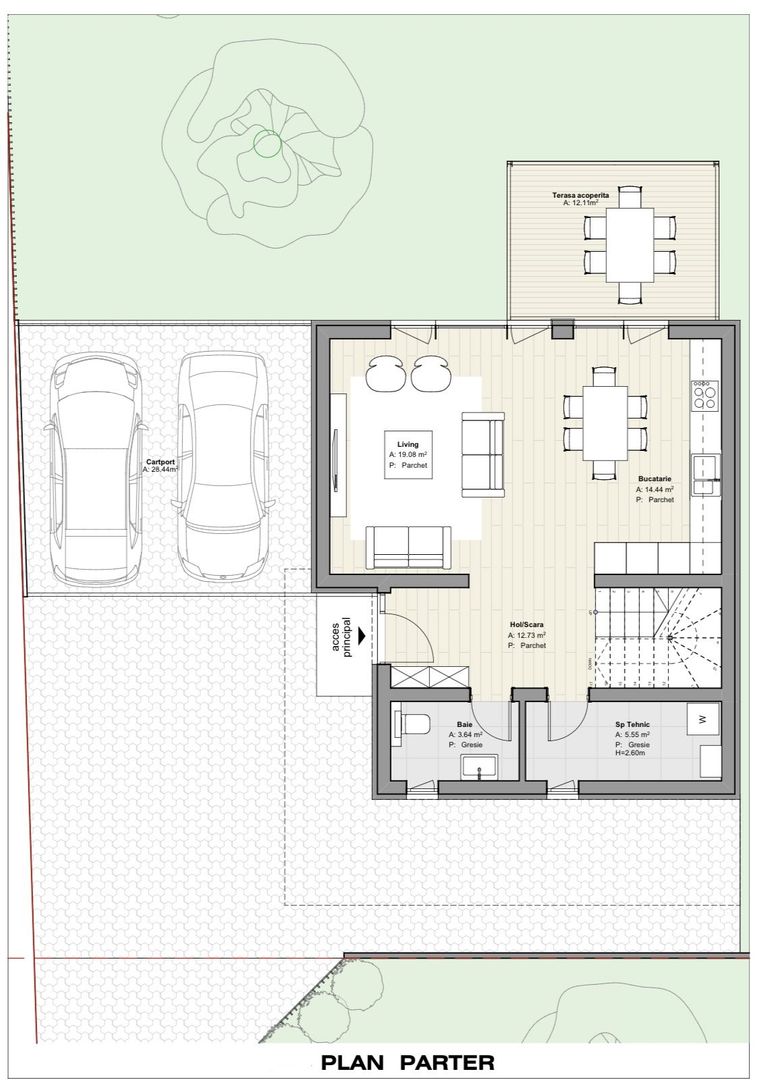 Casa individuala - 172 mp util - terasa rooftop cu jacuzzi , 550 teren - Poză 13