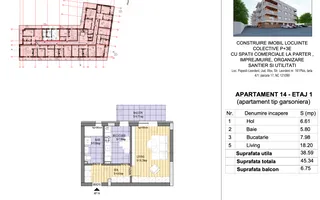 ⁠Proiect Rezidențial Nou – Garsoniere, Studiouri și Apartamente - Poză 13