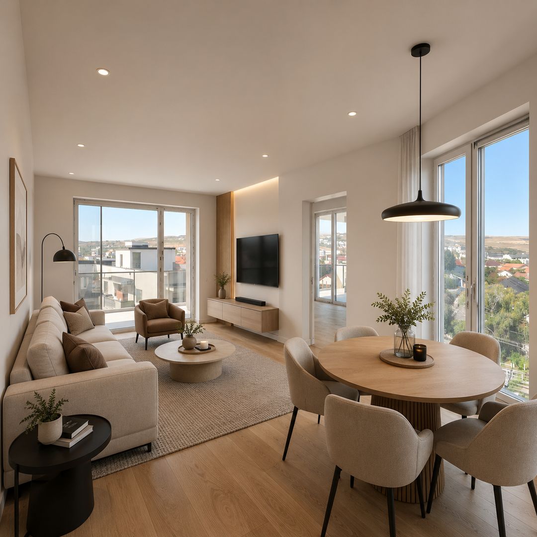 Apartament cu CF 3 camere recompartimentate in 4 camere langa viitorul Parc Est - Poză 14