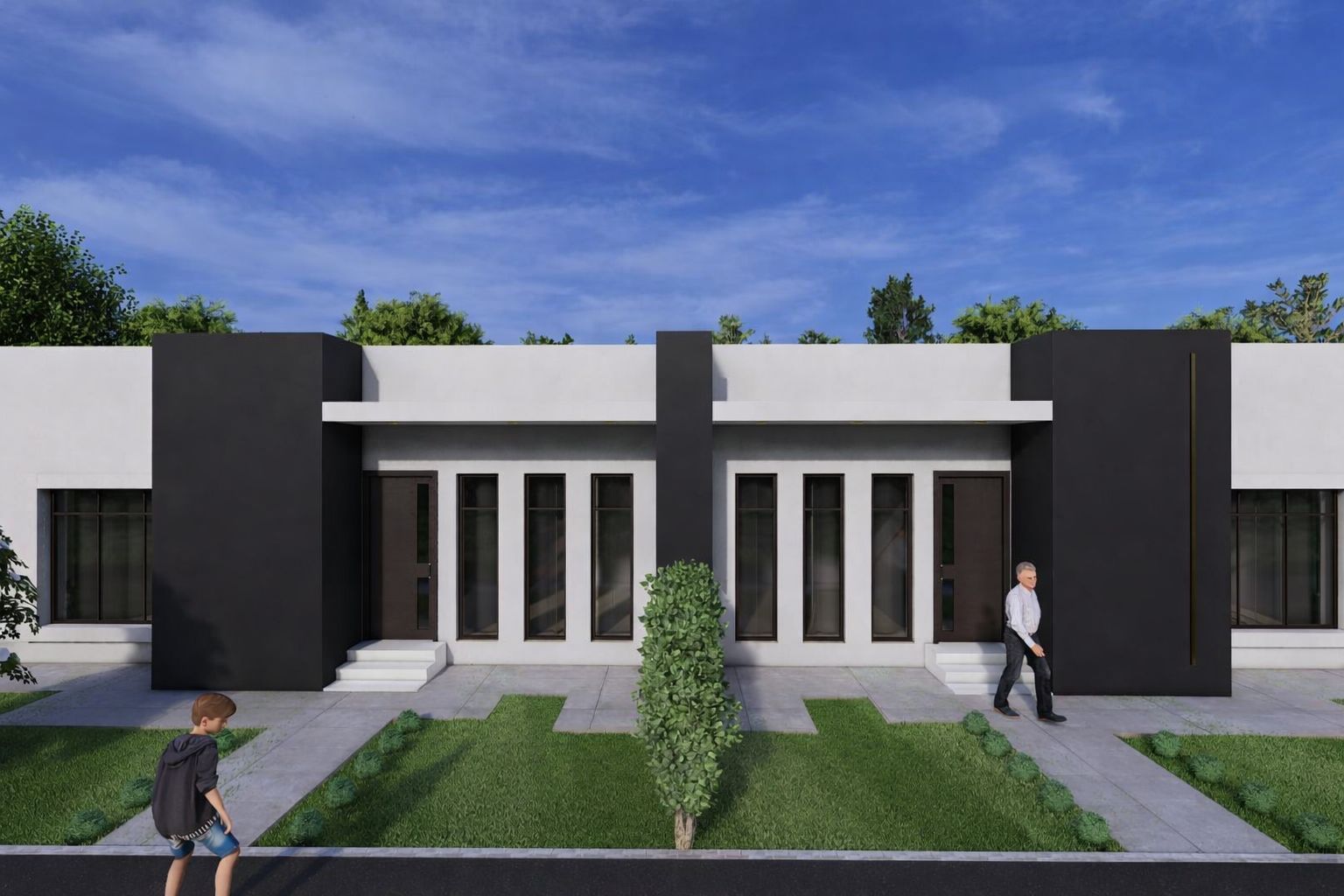 VILA MODERNA PARTER | TIP DUPLEX | TUNARI - Poză 1