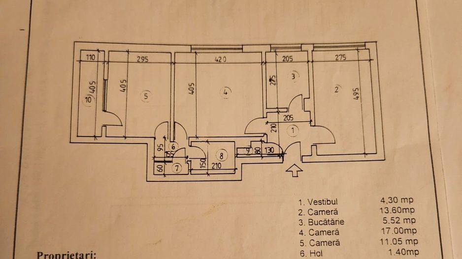 APARTAMENT SUPERB | 3 CAMERE | DOMENII COMISION 0% - Schiță 13