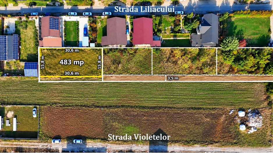 BRANESTI, TEREN 483 MP! - Poză 1