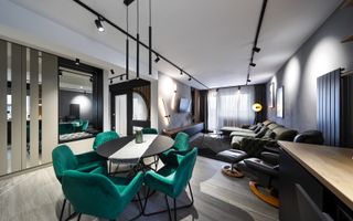 Apartament cu 3 camere, 2 bai, mobilat lux - zona Coresi - Poză 1