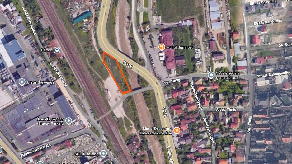 Teren pentru dezvoltare – 1.500 mp | Dârste, Brașov | P+4E–6E | CUT 2,9 - Poză 1