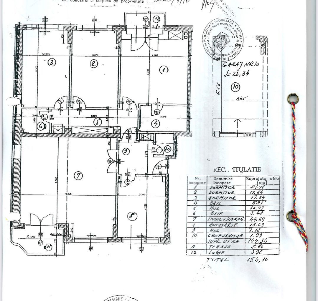 4 CAMERE- 144 MP UTILI || DECOMANDAT || FLOREASCA - Schiță 29