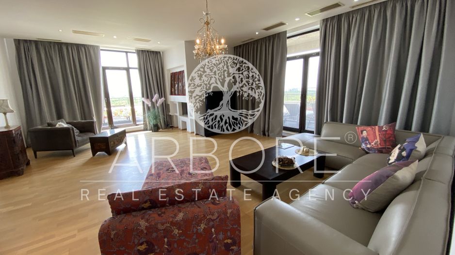 Penthouse 5 camere 250 mp lângă Ambasada SUA , zona Băneasa București - Poză 6