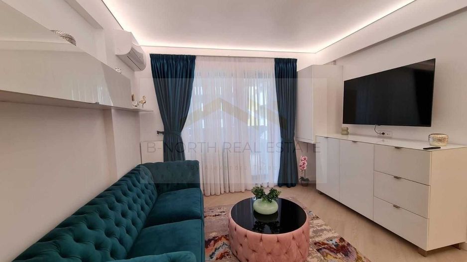 Apartament de închiriat 3 camere Cortina North Pipera | 78 mp | Etaj 1 | Terasă - Poză 4