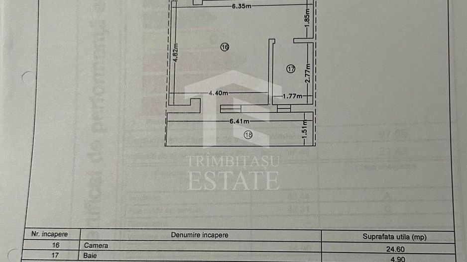 Studio cu loc parcare zona Mamaia Sat - Navodari 250m de plaja - Schiță 9
