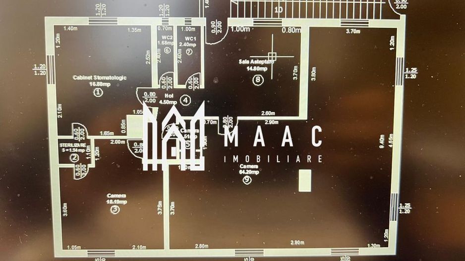 Spatiu birouri/ comercial | 130MP | Vasile Aaron - Schiță 2