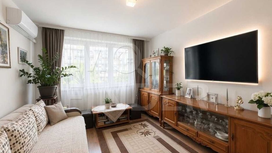 Apartament semidecomandat | 43 mp | Etaj 5 | Balcon închis | Mobilat complet - Poză 4