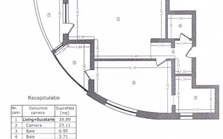 Apartament 2 camere | Herastrau | Premium - Schiță 13