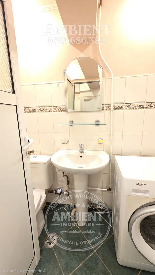 Apartament cu 4 camere, mobilat și utilat, VASLUI - zona ULTRACENTRAL; - Poză 12
