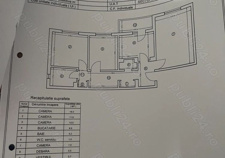 De vanzare ap 3 camere+loc parcare, Rahova/Spataru Preda - Poză 6