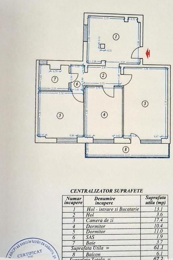 Apartament modern 3 camere | DRUMUL TABEREI | METROU - Poză 10