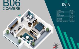 AP. 2CAM. DECOMANDAT DISPONIBIL IN PROIECTUL PREMIUM EVIA NIO! - Poză 4