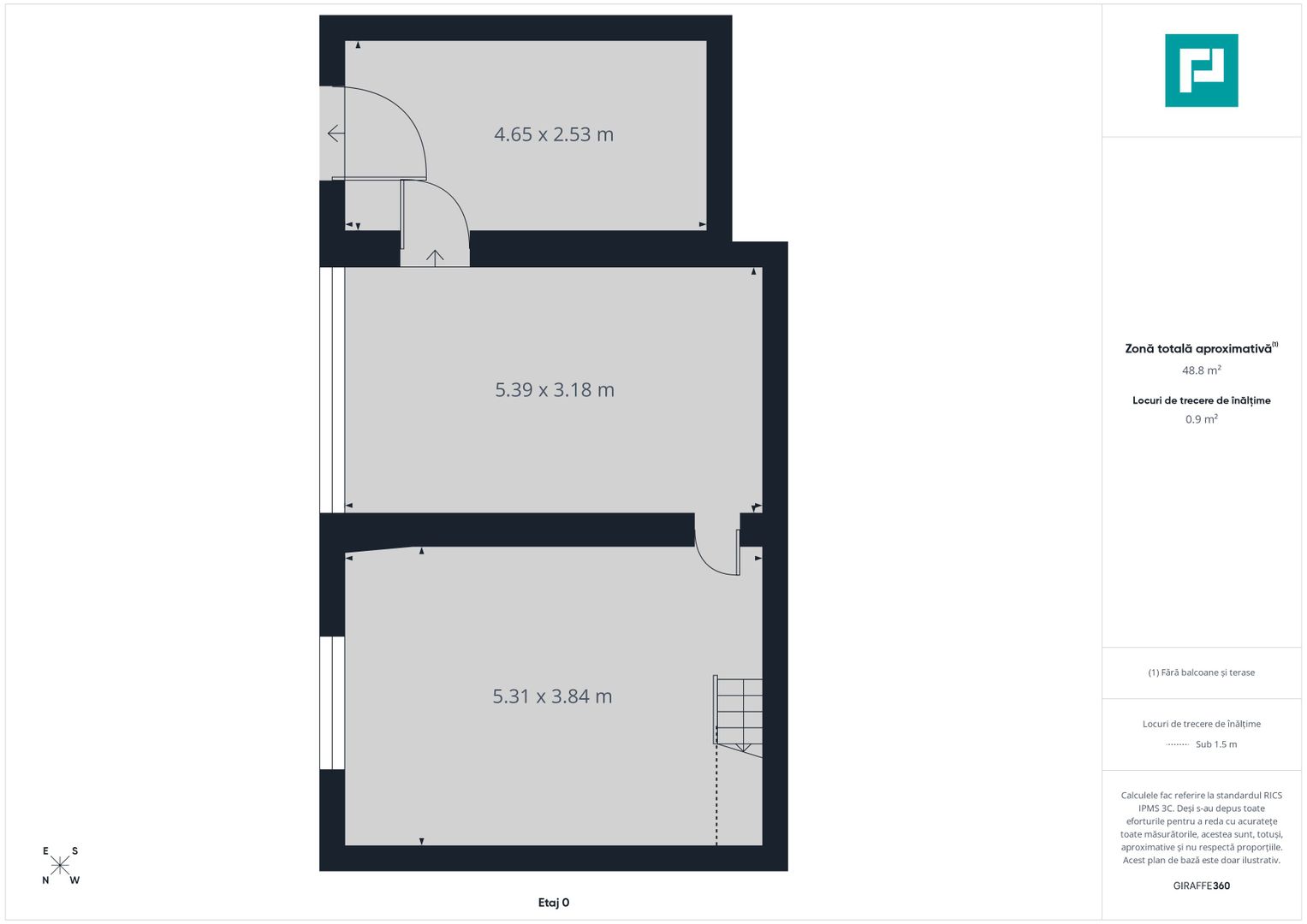 Casă retrasă Pișchia – 4 camere, teren 920 mp - Poză 18