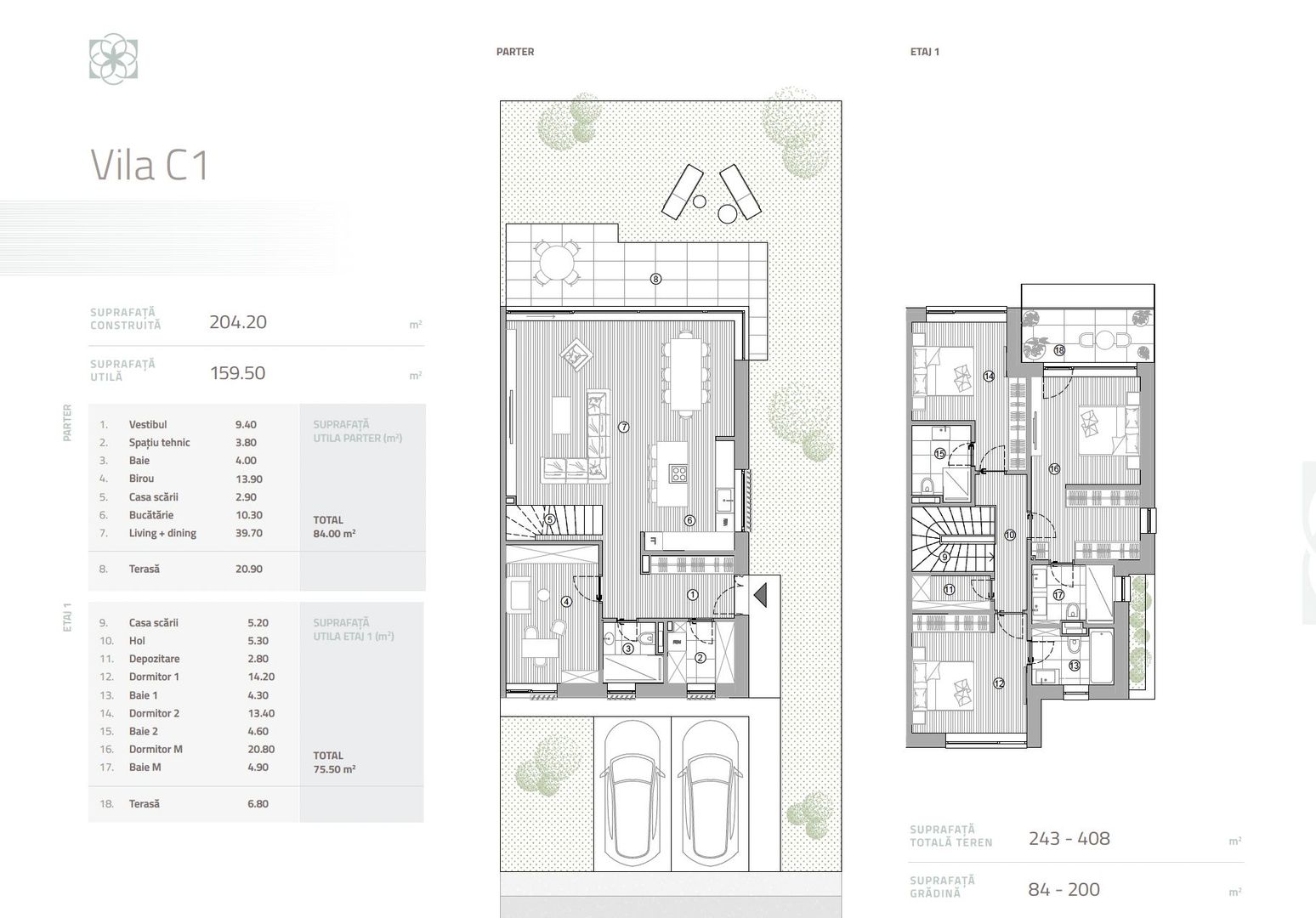 Vila de lux | Proiect Nou | Ansamblu exclusivist | Pipera - Schiță 3