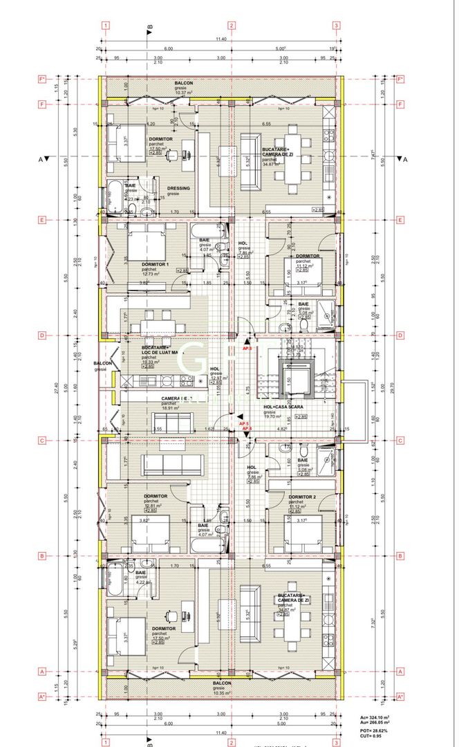 Apartamente de vanzare, 3 camere, zona Sud. - Poză 4