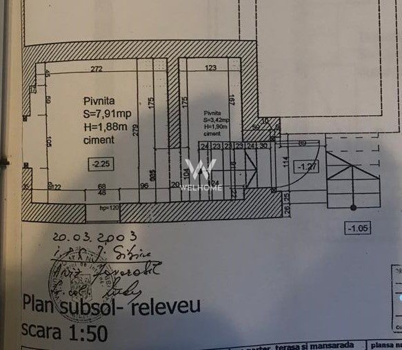 CASA  LA CHEIE  teren 1000 mp in  Sibiu - Schiță 10