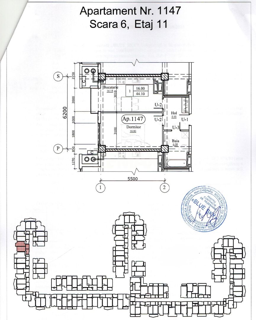 Newton House Grădina Botanică | 44,10 m² | Etaj 11 | Investiție - Poză 2