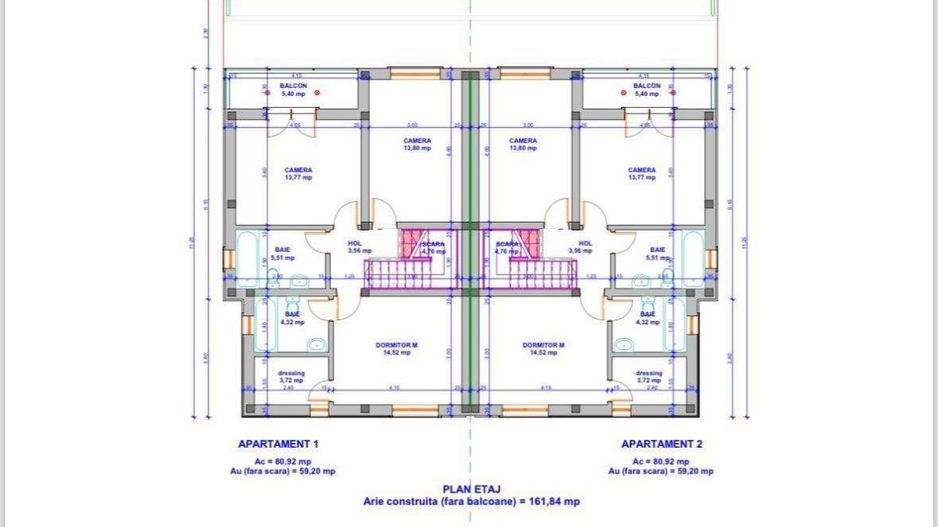 Duplex -5 camere-SUPER PRET-Giarmata VII - Poză 3