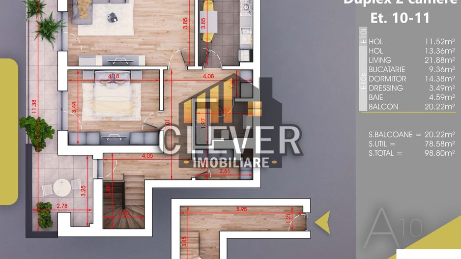 Apartament 2 Camere Spatios-Finalizat-Metrou Nicolae Teclu - Poză 1