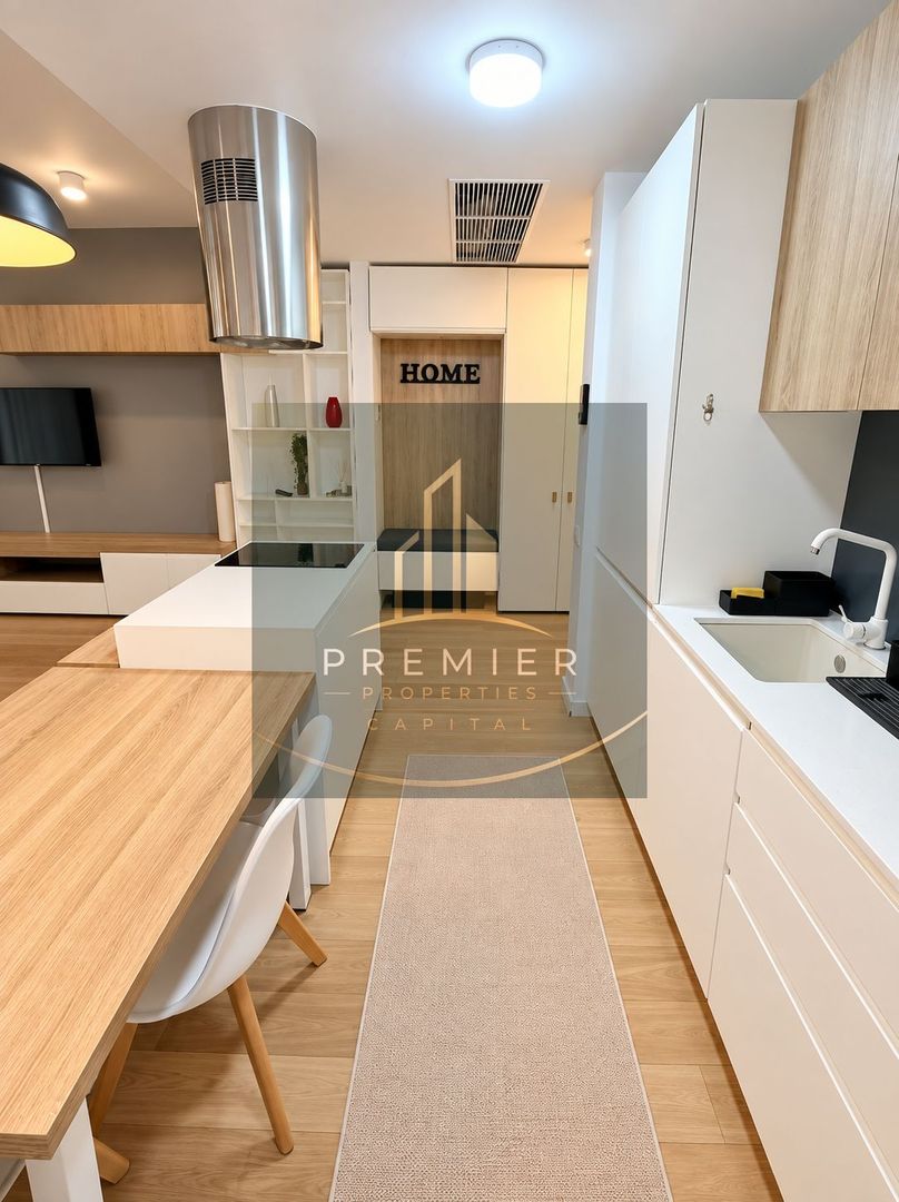 Apartament 2 camere de închiriat One Herăstrău Plaza, terasă 35 mp - Poză 4