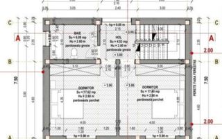 Casa individuala 4 camere zona Bazei Sportive Floresti - Schiță 4