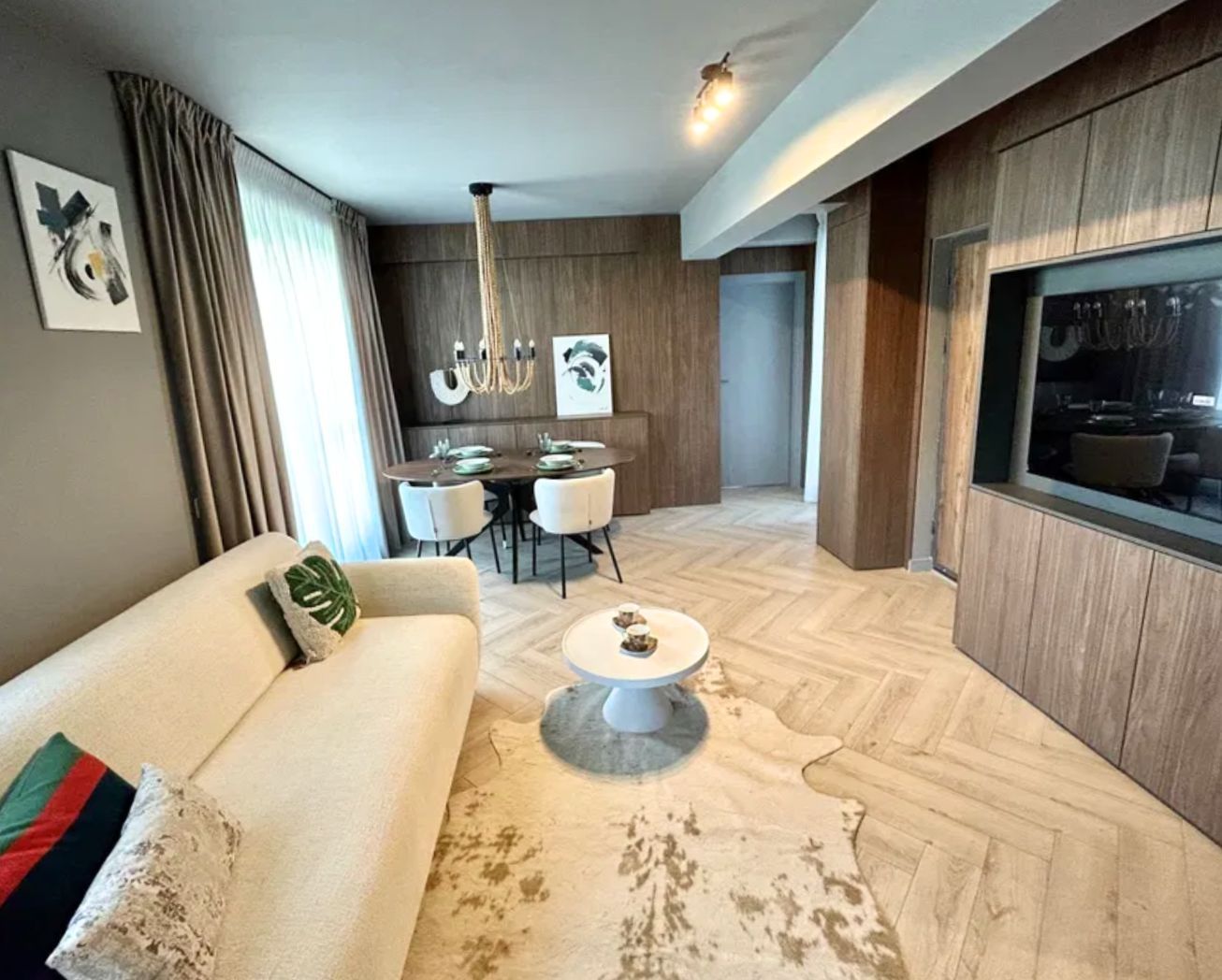 Penthouse 3 camere prima închiriere zona Straulesti - Poză 3