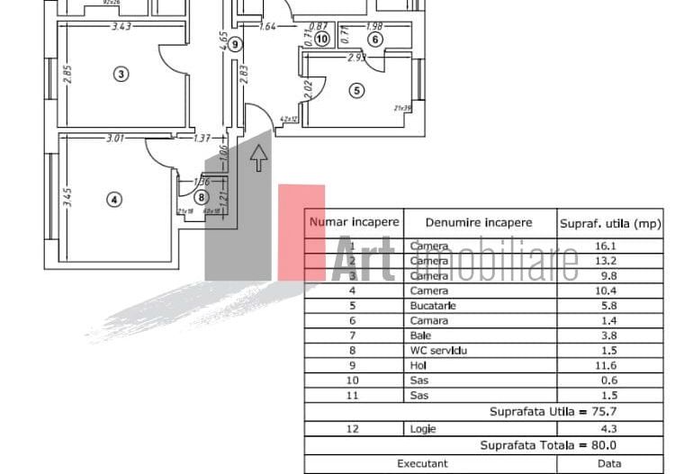 Vânzare apartament 4 camere decomandat Bd. Brâncoveanu - Poză 2