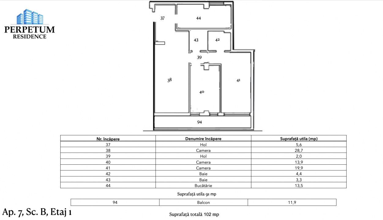 Tomis Nord - Vanzare apartament decomandat cu 3 camere,  bloc nou. - Poză 6