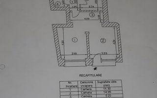 Spatiu Comercial de inchiriat in Centrul Vechi, 55mp - Schiță 7