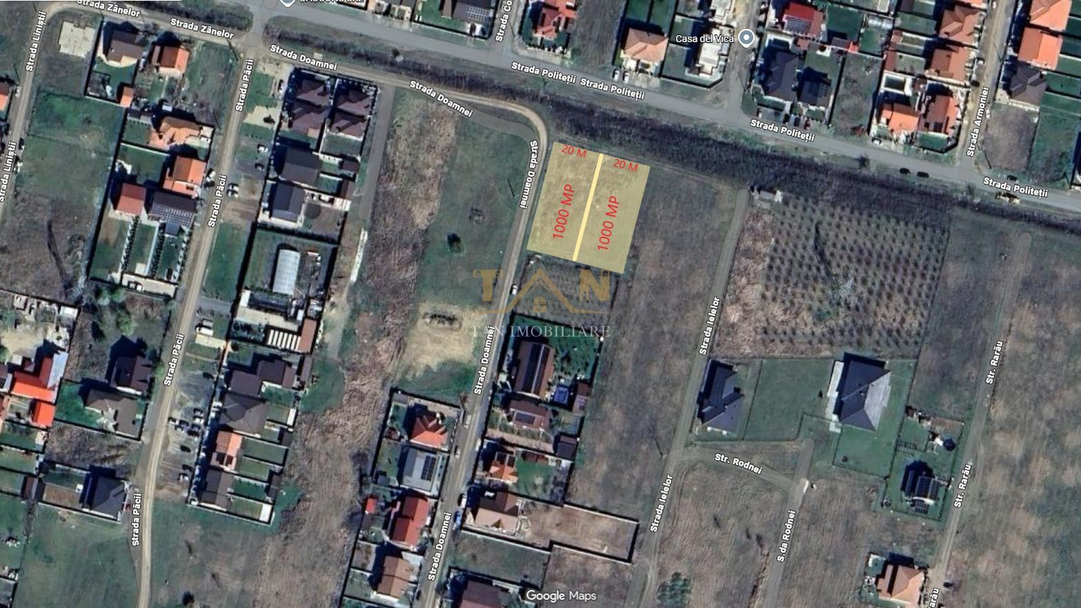 Teren Generos Cu Utilitati in Mosnita Noua Comision 0 - Poză 1