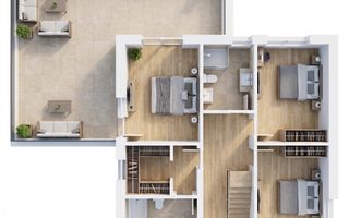 Teren cu A.C.  construire casa individuala, zona Vivo, Floresti - Poză 5
