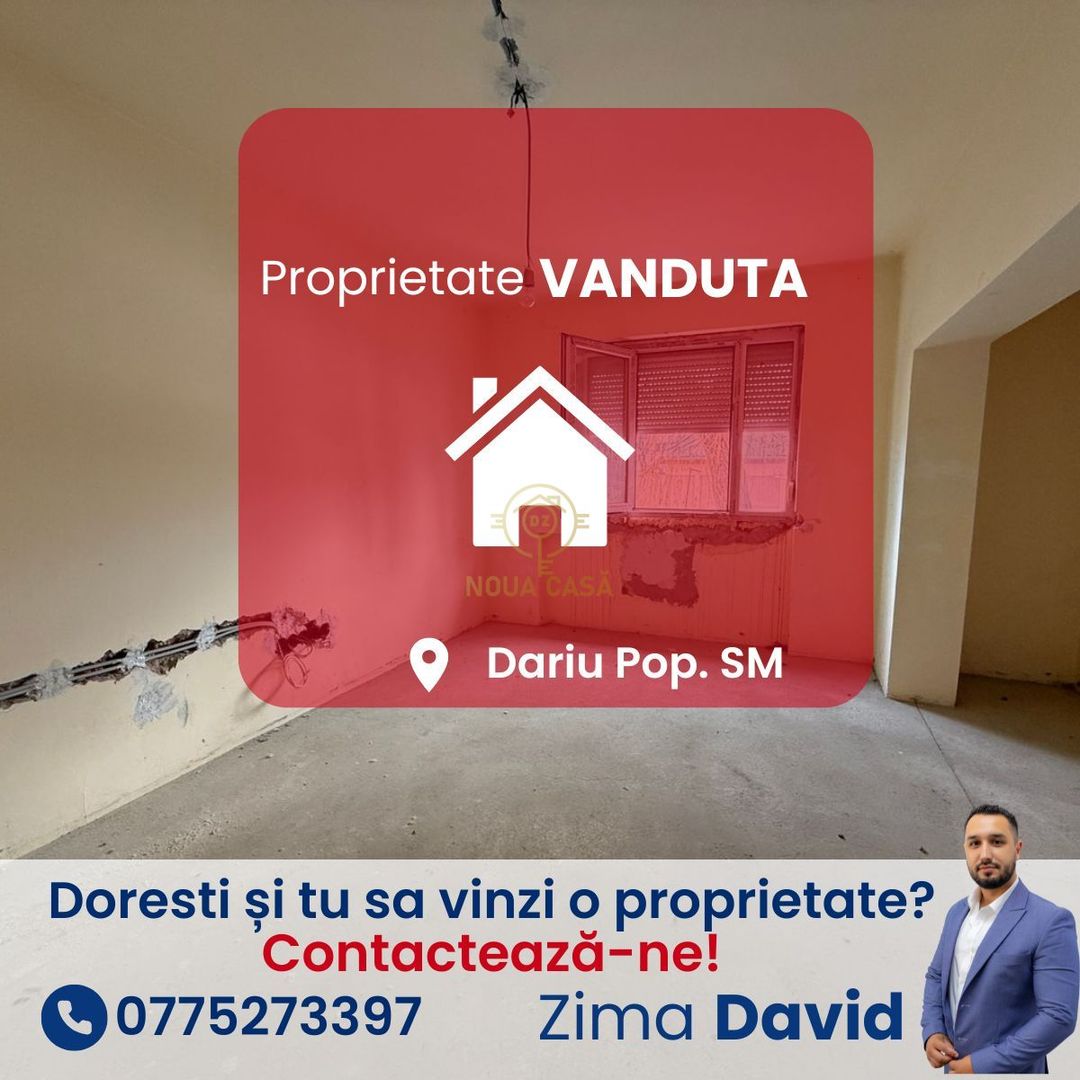 !VANDUT!Apartament 1 Camera /Dariu Pop /Satu Mare - Poză 1