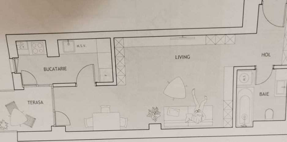 REZERVAT - Apartament 1 camera - Kara Residence - Loc parcare - Com 0% - Poză 21